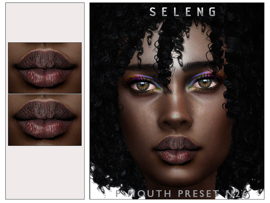 P Mouth Preset N26 By Seleng At Tsr Sims 4 Updates