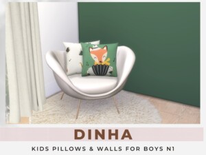 Kids Pillows & Walls For Boys N1 at Dinha Gamer