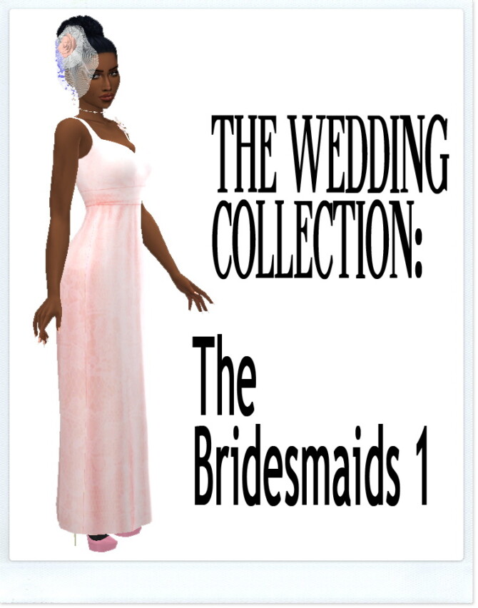 Sims 4 The Wedding collection: Bridesmaids 1 at Sims4Sue