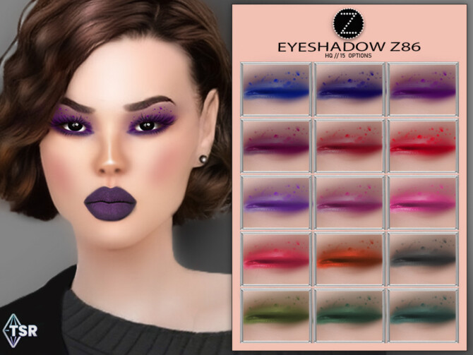 Sims 4 EYESHADOW Z86 by ZENX at TSR