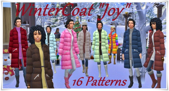 Sims 4 Winter Coat Joy at Birksches Sims Blog