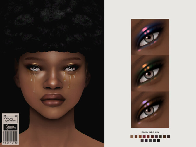 Sims 4 Wet Eyeshadow N28 by cosimetic at TSR