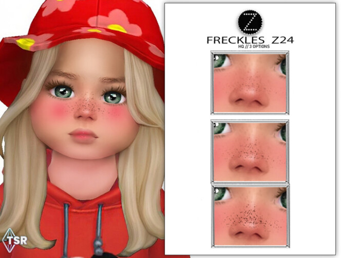 Sims 4 FRECKLES Z24 by ZENX at TSR