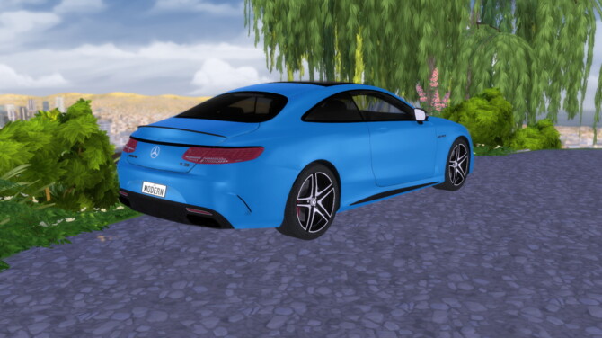 Sims 4 2020 Mercedes Benz S63 AMG Coupe at Modern Crafter CC