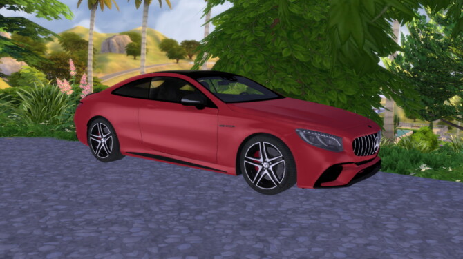 Sims 4 2020 Mercedes Benz S63 AMG Coupe at Modern Crafter CC