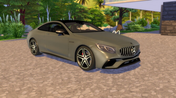 Sims 4 2020 Mercedes Benz S63 AMG Coupe at Modern Crafter CC