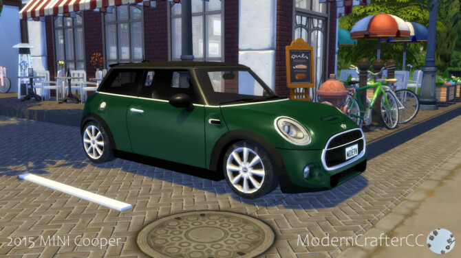 Sims 4 2015 MINI Cooper at Modern Crafter CC