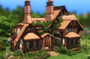 Nature Lover Cottage by plumbobkingdom at Mod The Sims 4