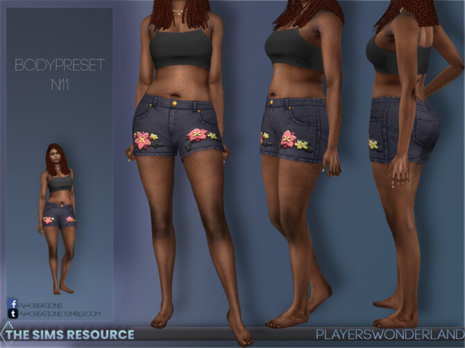 Sims 4 BodyPreset N11 by PlayersWonderland at TSR