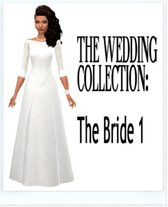 The Wedding collection: The Bride 1 at Sims4Sue