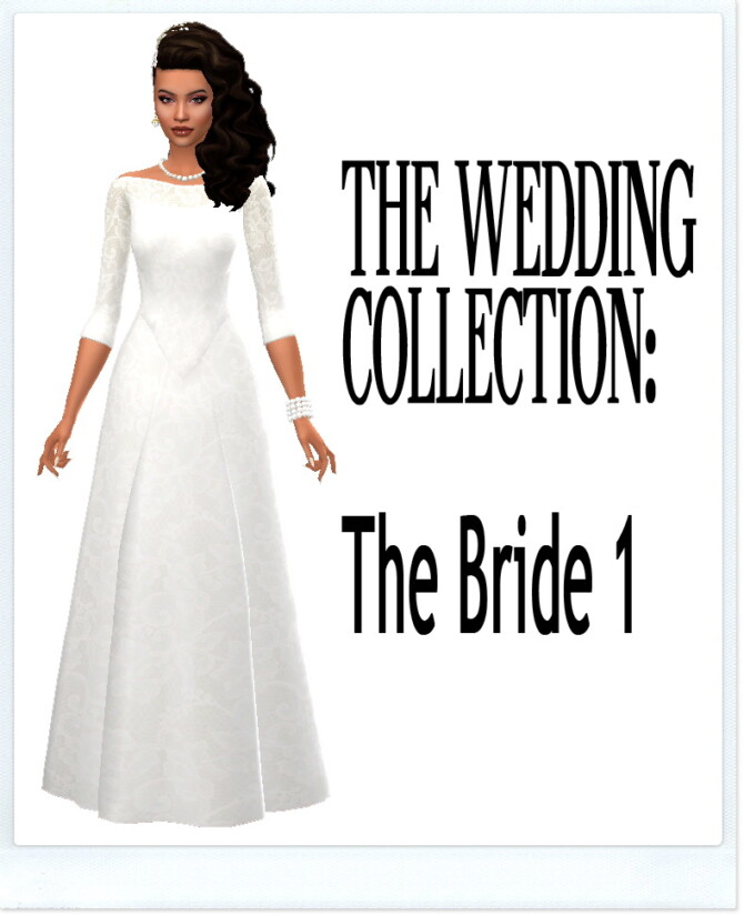 Sims 4 The Wedding collection: The Bride 1 at Sims4Sue