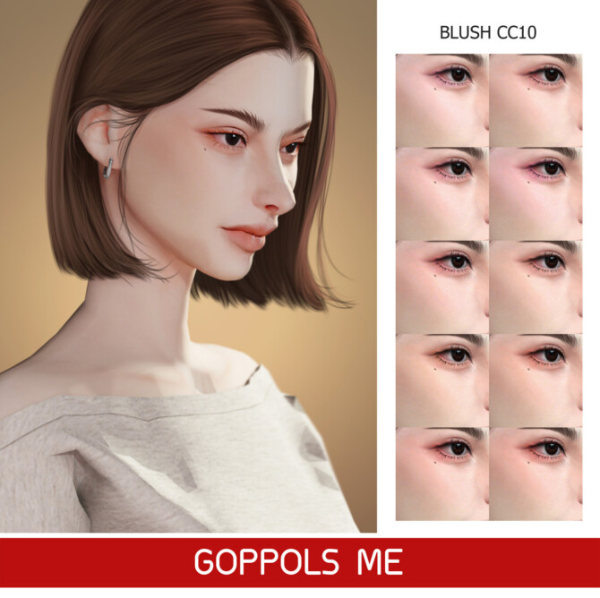 Sims 4 GPME GOLD Blush CC10 at GOPPOLS Me