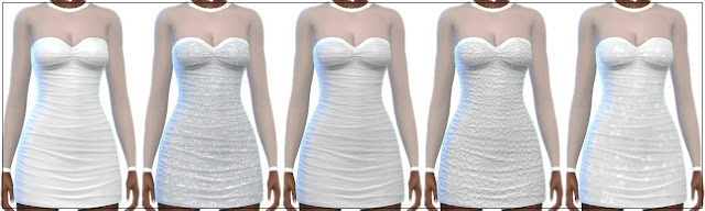 Sims 4 Wedding Mini Dresses at Annett’s Sims 4 Welt