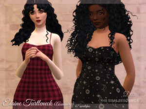 Elaine Turtleneck (Accessory) by Dissia at TSR