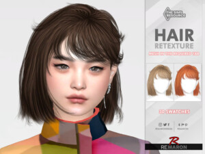 TO0410 Hair Retexture by remaron at TSR