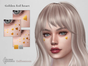 Golden foil heart by coffeemoon at TSR
