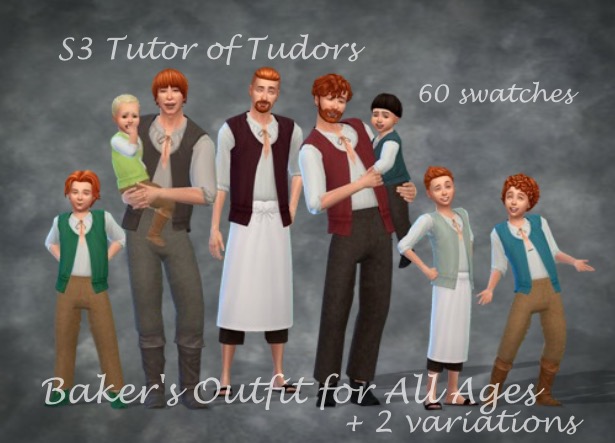 Sims 4 Baker Outfit at Medieval Sim Tailor