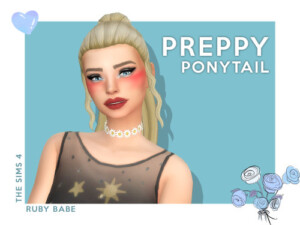 Preppy Ponytail Hair at Gorgeous Sims