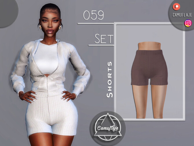 Sims 4 SET 059   Shorts by Camuflaje at TSR