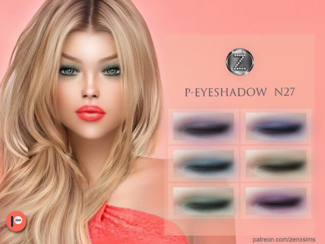 Sims 4 EYESHADOW N27 by ZENX at TSR