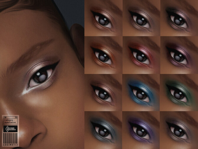 Sims 4 Eyeshadow N39 by cosimetic at TSR