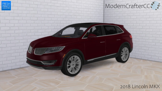 Sims 4 2018 Lincoln MKX at Modern Crafter CC