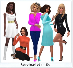 RETRO-INSPIRED 1 at Sims4Sue