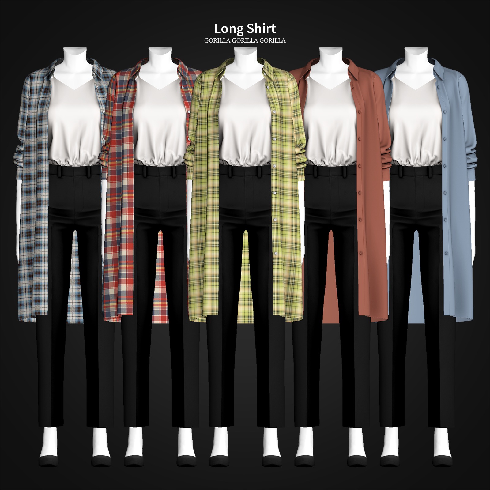 Long Shirt At Gorilla Sims 4 Updates