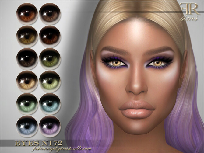 Sims 4 Eyes N172 by FashionRoyaltySims at TSR