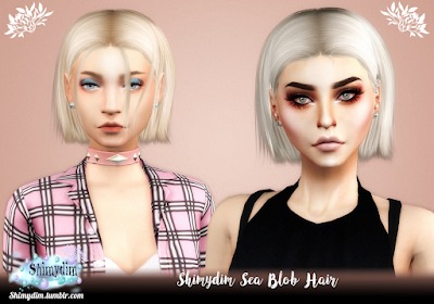 Sims 4 SEA BLOB HAIR at Shimydim Sims