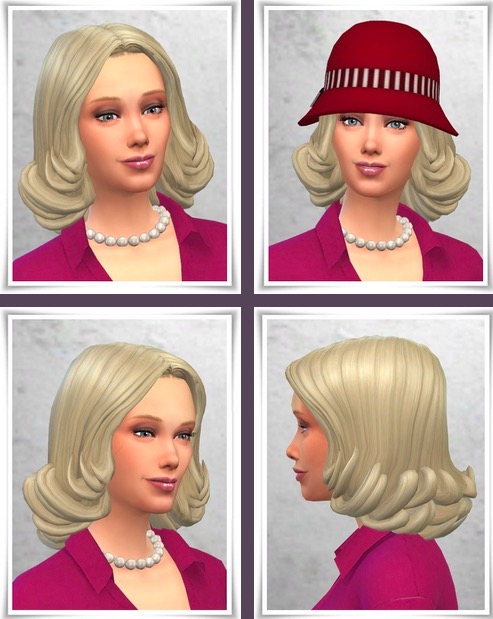 Sims 4 Linda Hair at Birksches Sims Blog