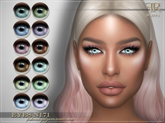 Sims 4 Eyes N171 by FashionRoyaltySims at TSR