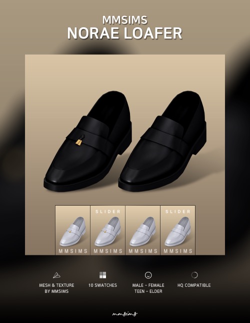Sims 4 Norae loafer at MMSIMS