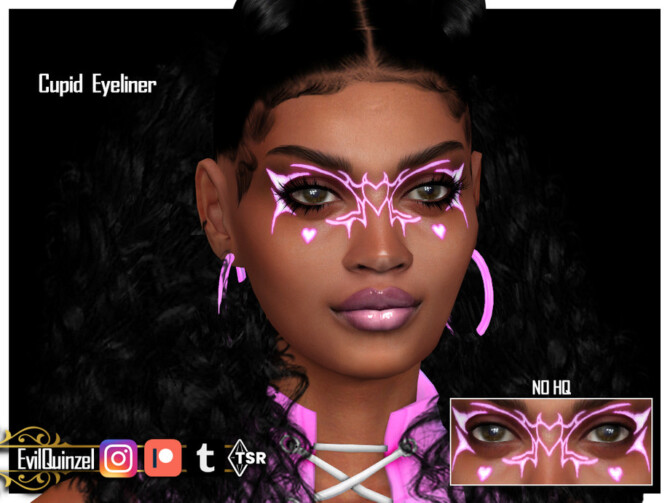 Sims 4 Cupid Eyeliner by EvilQuinzel at TSR