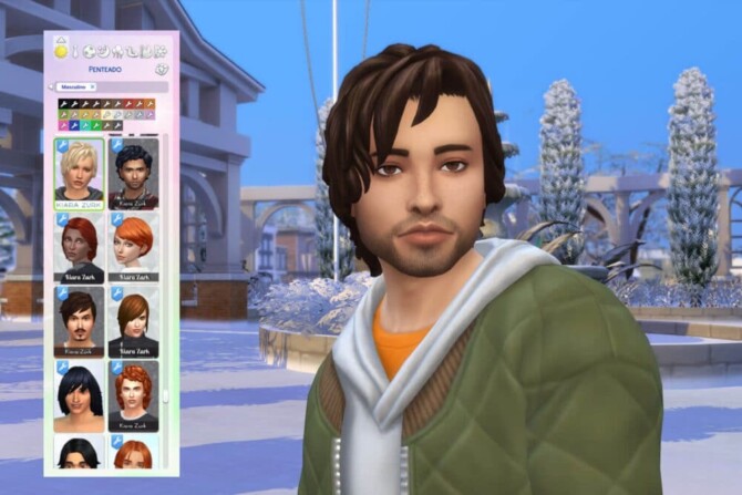 Sims 4 Thomas Hairstyle at My Stuff Origin