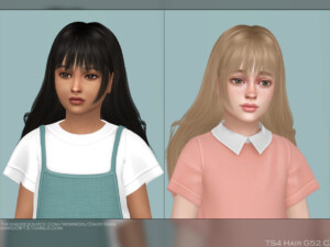 Child Hair G52C by Daisy-Sims at TSR