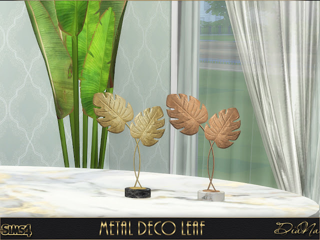 Sims 4 Metal Deco Leaf at DiaNa Sims 4