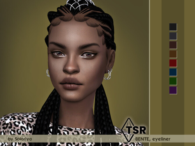 Sims 4 Eyeliner Bente by soloriya at TSR
