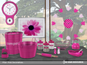 Pink Decoratives by Pilar at TSR