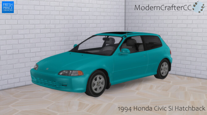 Sims 4 1994 Honda Civic Si Hatchback at Modern Crafter CC