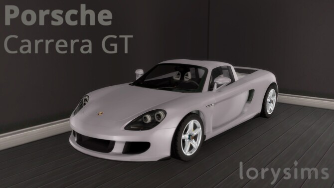 Sims 4 2004 Porsche Carrera GT at LorySims