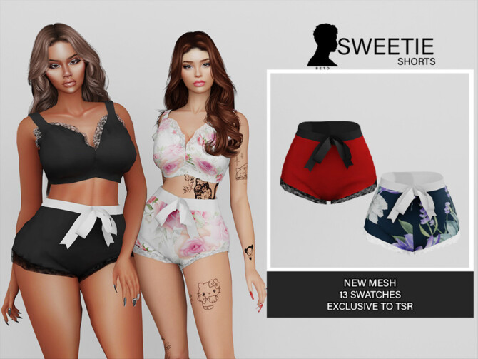 Sims 4 Sweetie (Shorts) by Beto ae0 at TSR