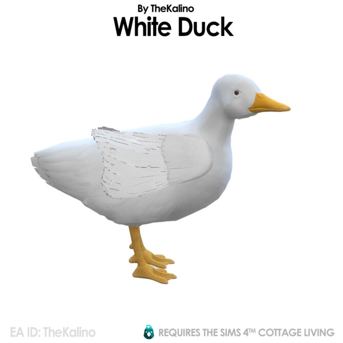 Sims 4 White Duck at Kalino