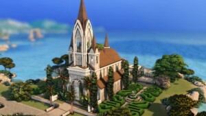 Wedding Chapel by plumbobkingdom at Mod The Sims 4