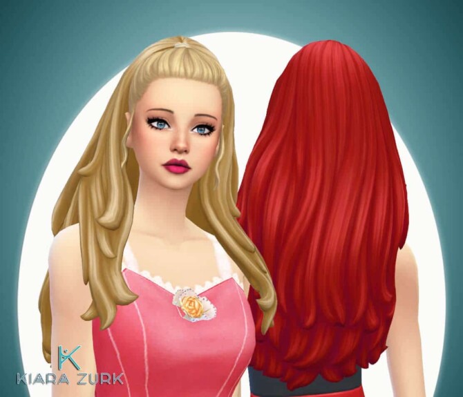 Sims 4 Glenna Hairstyle at My Stuff Origin