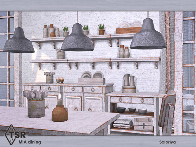 Sims 4 Mia Dining by soloriya at TSR
