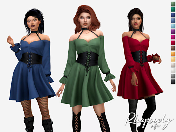 Sims 4 Rhapsody Dress by Sifix at TSR
