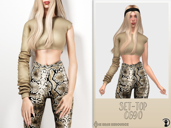 Sims 4 Set Top C690 by turksimmer at TSR