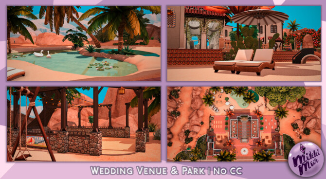 Sims 4 Wedding Venue & Park at MikkiMur