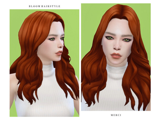 Sims 4 Bloom Hairstyle by  Merci  at TSR